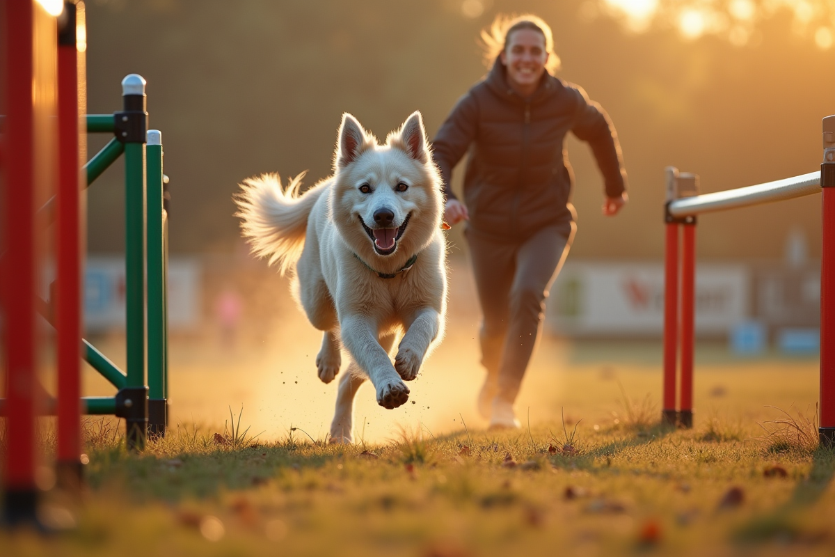 chien actif